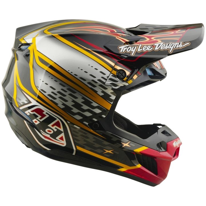 Crosshjälm SE5 Composite MIPS Svart Röd Vit TROY LEE DESIGNS L – bild 4