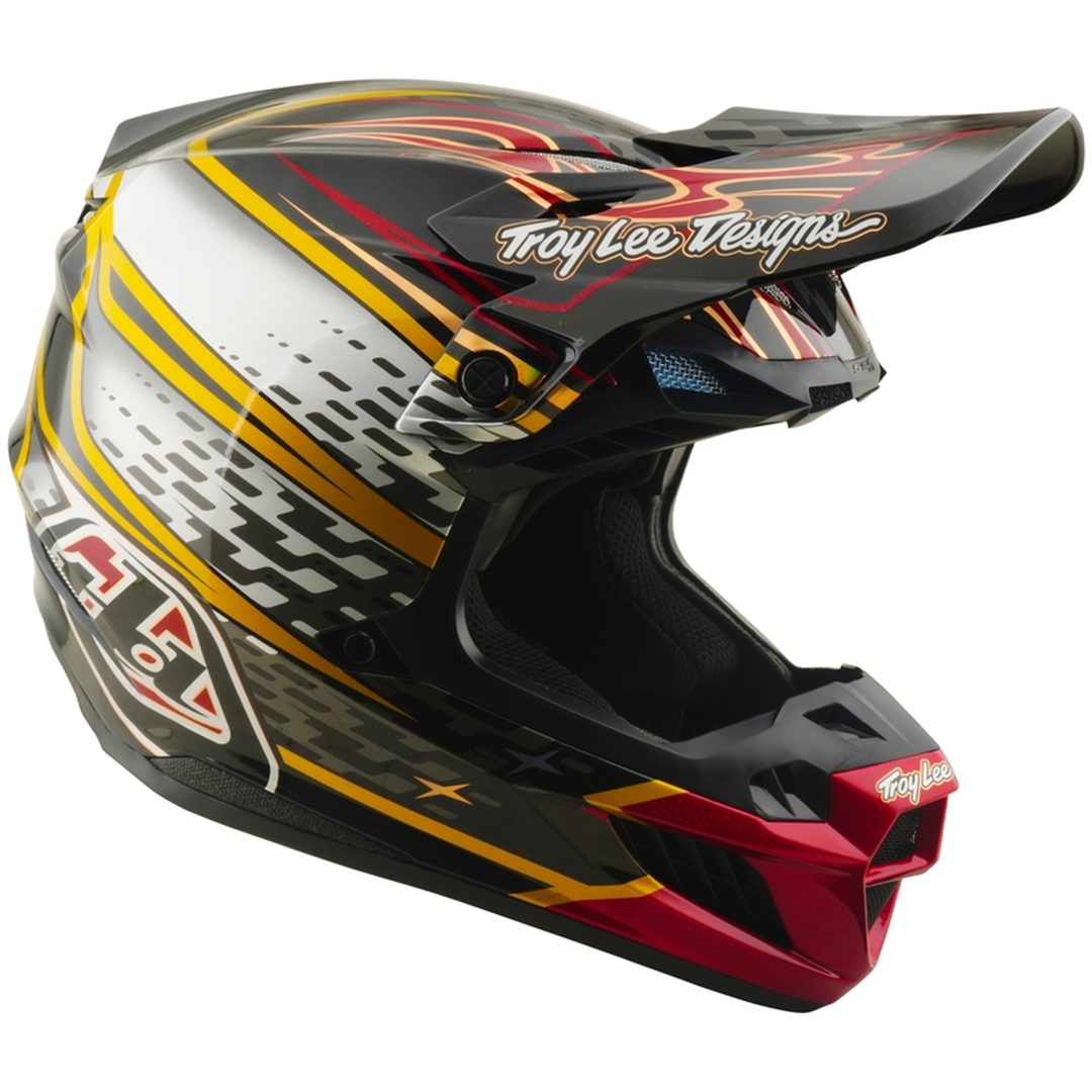 Crosshjälm SE5 Composite MIPS Svart Röd Vit TROY LEE DESIGNS L – bild 5