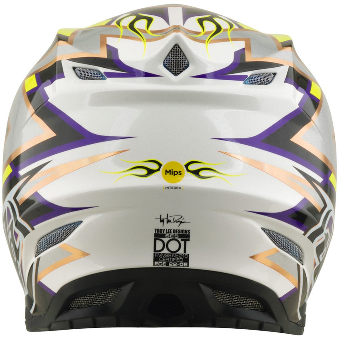 Crosshjälm SE5 Composite MIPS Vit Svart TROY LEE DESIGNS XS – bild 3