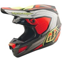 Crosshjälm SE5 Composite Stripes Svart/Infraröd Blank TROY LEE DESIGNS
