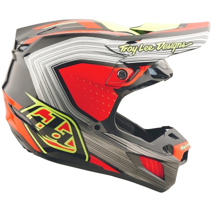 Crosshjälm SE5 Composite Stripes Svart/Infraröd Blank TROY LEE DESIGNS XS – bild 7