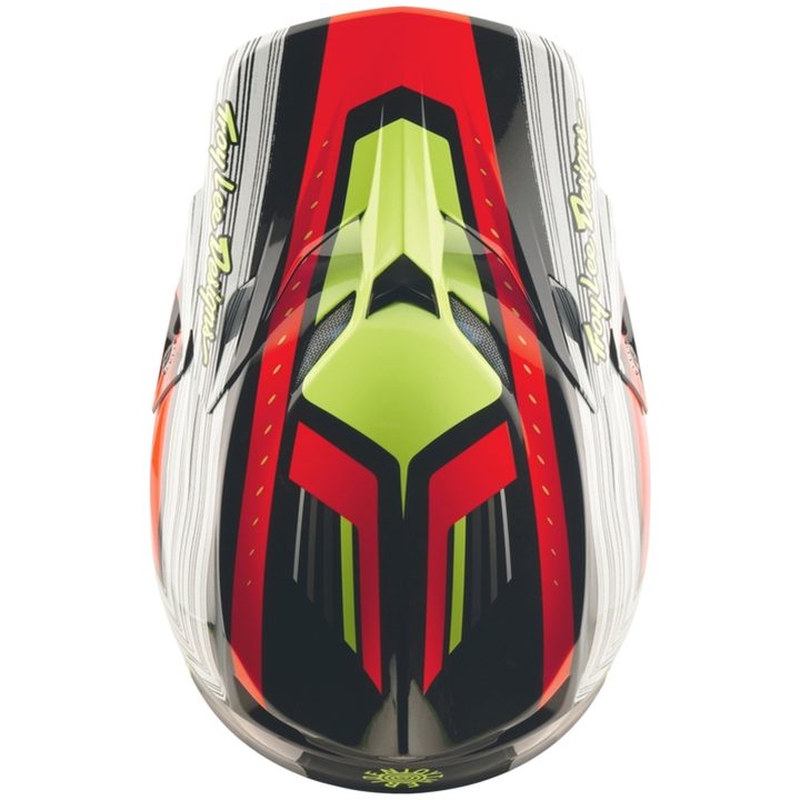 Crosshjälm SE5 Composite Stripes Svart/Infraröd Blank TROY LEE DESIGNS XS – bild 8