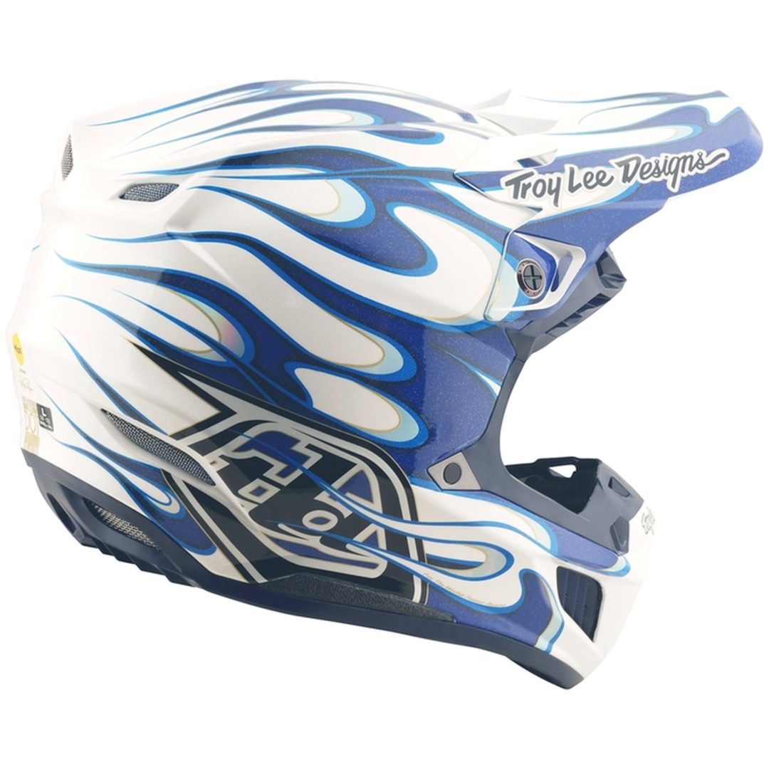 Crosshjälm SE5 Composite Torched Blå Blank TROY LEE DESIGNS Small – bild 6
