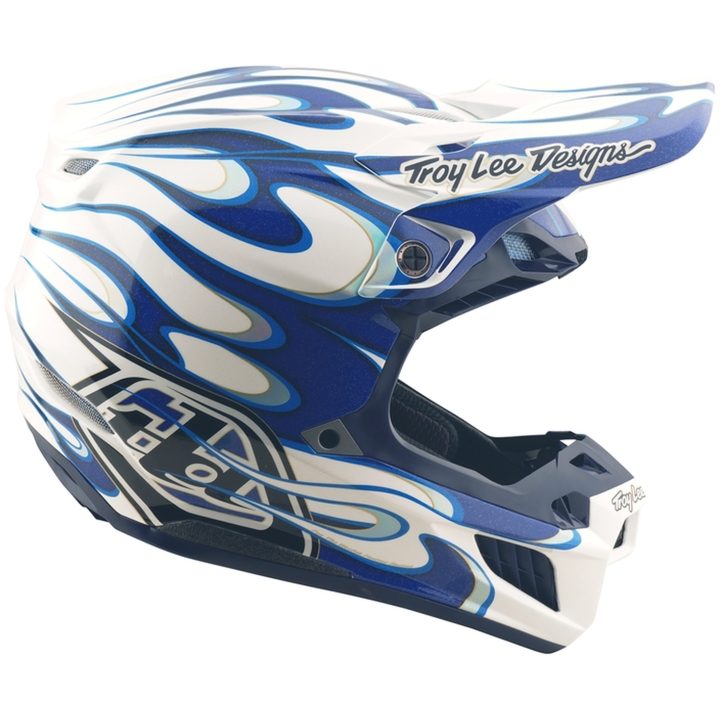 Crosshjälm SE5 Composite Torched Blå Blank TROY LEE DESIGNS Small – bild 7