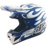 Crosshjälm SE5 Composite Torched Blå Blank TROY LEE DESIGNS Small – miniatyr 1