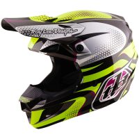 Crosshjälm SE5 Polycarbonate MIPS Aura Gul Svart TROY LEE DESIGNS