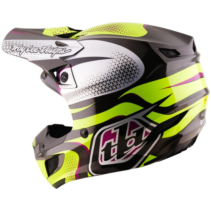 Crosshjälm SE5 Polycarbonate MIPS Aura Gul Svart TROY LEE DESIGNS XS – bild 3