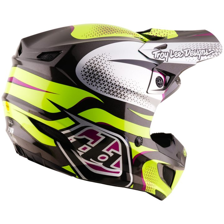 Crosshjälm SE5 Polycarbonate MIPS Aura Gul Svart TROY LEE DESIGNS XS – bild 5
