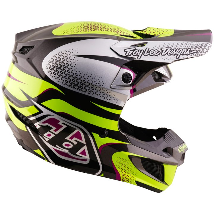 Crosshjälm SE5 Polycarbonate MIPS Aura Gul Svart TROY LEE DESIGNS XS – bild 6