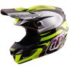 Crosshjälm SE5 Polycarbonate MIPS Aura Gul Svart TROY LEE DESIGNS XS – miniatyr 1