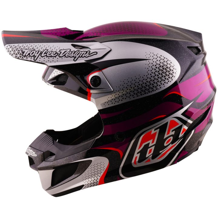 Crosshjälm SE5 Polycarbonate Mips Aura Lila Svart TROY LEE DESIGNS XS – bild 2