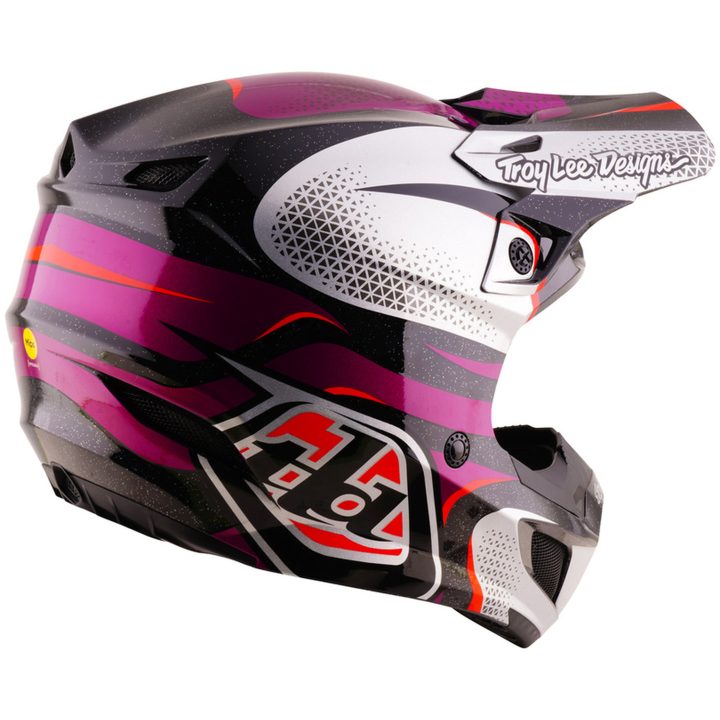 Crosshjälm SE5 Polycarbonate Mips Aura Lila Svart TROY LEE DESIGNS XS – bild 5