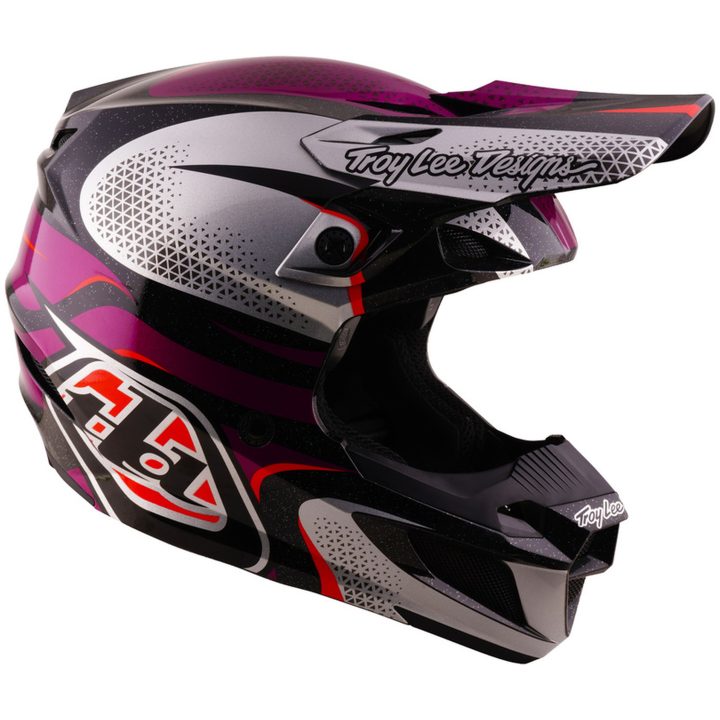 Crosshjälm SE5 Polycarbonate Mips Aura Lila Svart TROY LEE DESIGNS XS – bild 7