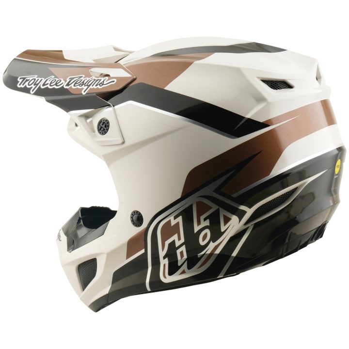 Crosshjälm SE5 Polycarbonate MIPS Beige Brun TROY LEE DESIGNS s – bild 3