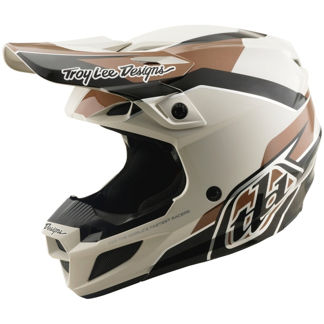 Crosshjälm SE5 Polycarbonate MIPS Beige Brun TROY LEE DESIGNS s