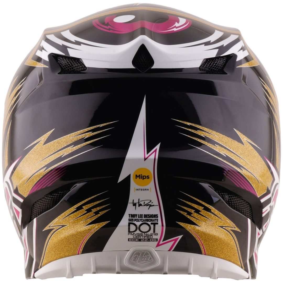 Crosshjälm SE5 Polycarbonate MIPS Cyclops LE Svart Guld TROY LEE DESIGNS XS – bild 4