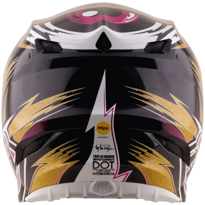 Crosshjälm SE5 Polycarbonate MIPS Cyclops LE Svart Guld TROY LEE DESIGNS XS – bild 4