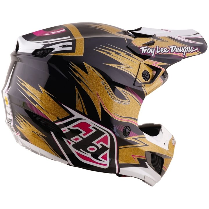 Crosshjälm SE5 Polycarbonate MIPS Cyclops LE Svart Guld TROY LEE DESIGNS XS – bild 5