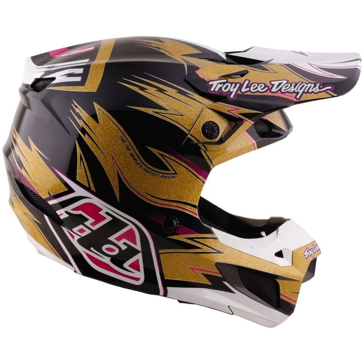 Crosshjälm SE5 Polycarbonate MIPS Cyclops LE Svart Guld TROY LEE DESIGNS XS – bild 6