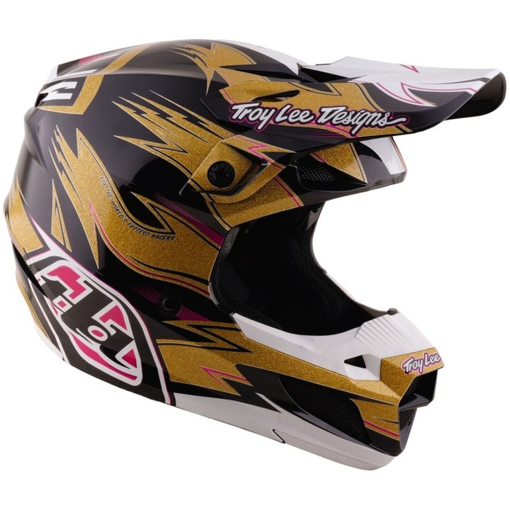 Crosshjälm SE5 Polycarbonate MIPS Cyclops LE Svart Guld TROY LEE DESIGNS XS – bild 7