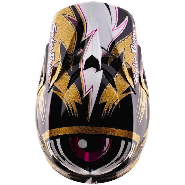 Crosshjälm SE5 Polycarbonate MIPS Cyclops LE Svart Guld TROY LEE DESIGNS XS – bild 8