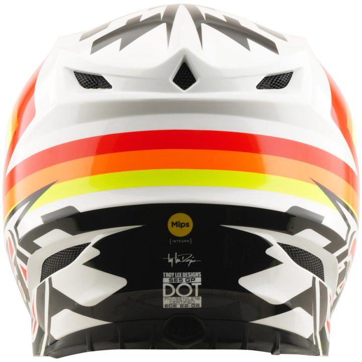 Crosshjälm SE5 Polycarbonate MIPS Orange Vit TROY LEE DESIGNS s – bild 4