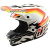 Crosshjälm SE5 Polycarbonate MIPS Orange Vit TROY LEE DESIGNS s – miniatyr 1