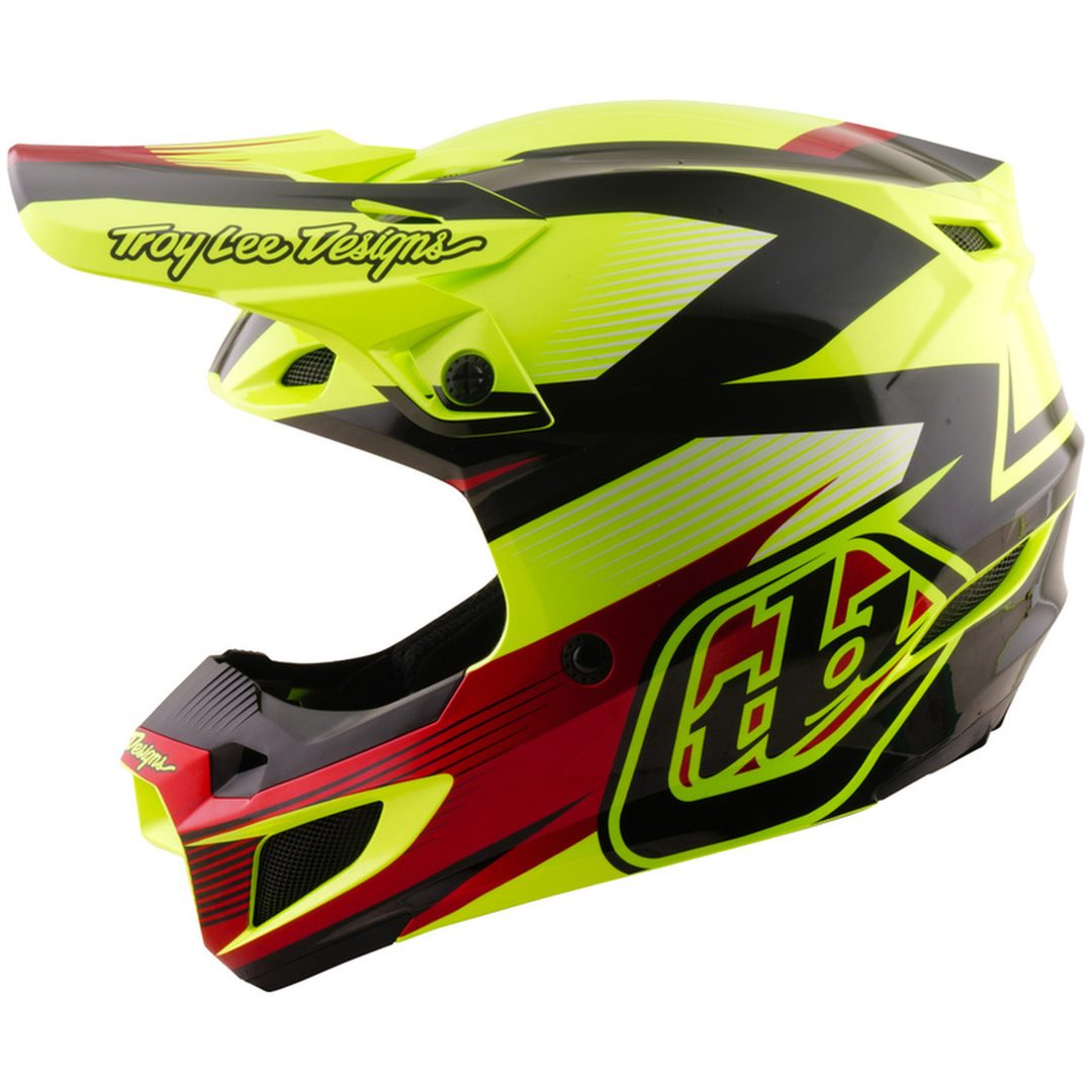 Crosshjälm SE5 Polycarbonate MIPS Ripper Neongul TROY LEE DESIGNS L – bild 2