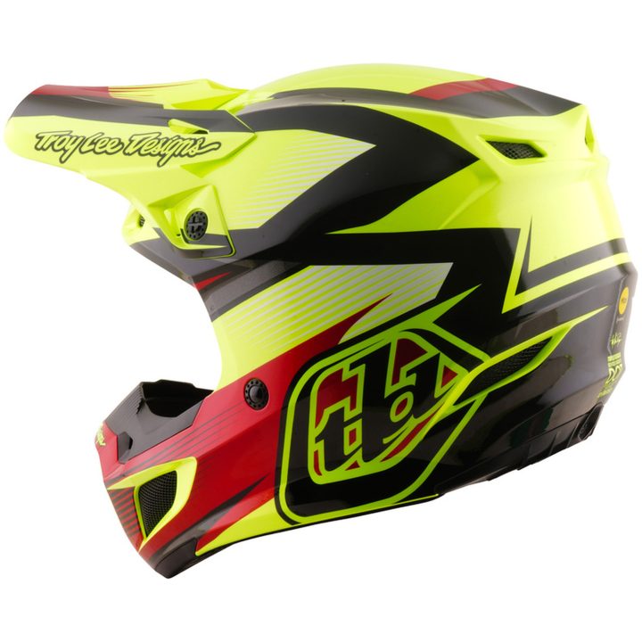 Crosshjälm SE5 Polycarbonate MIPS Ripper Neongul TROY LEE DESIGNS L – bild 3