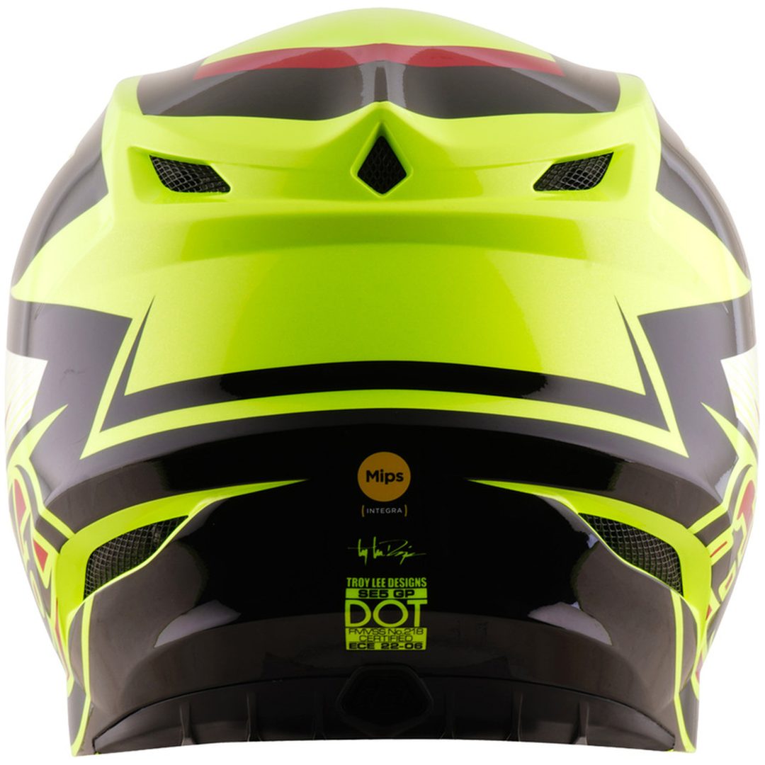 Crosshjälm SE5 Polycarbonate MIPS Ripper Neongul TROY LEE DESIGNS L – bild 4