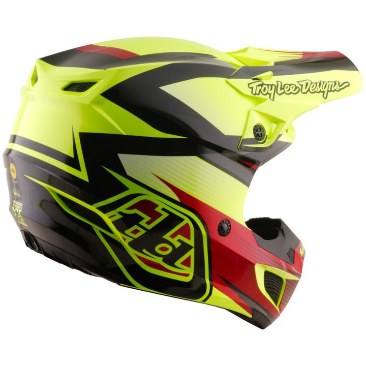 Crosshjälm SE5 Polycarbonate MIPS Ripper Neongul TROY LEE DESIGNS L – bild 5