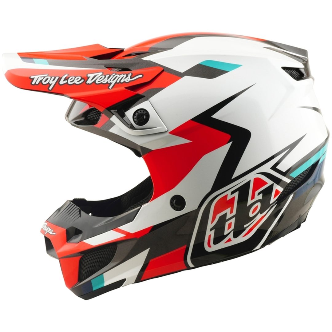 Crosshjälm SE5 Polycarbonate MIPS Röd Vit TROY LEE DESIGNS s – bild 2