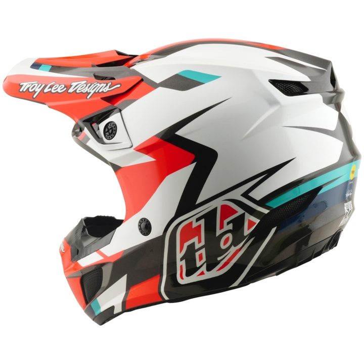 Crosshjälm SE5 Polycarbonate MIPS Röd Vit TROY LEE DESIGNS s – bild 4