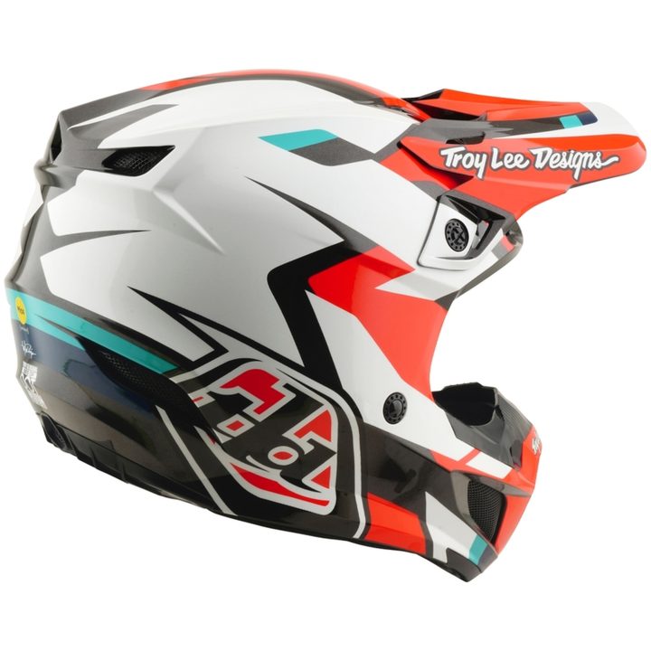 Crosshjälm SE5 Polycarbonate MIPS Röd Vit TROY LEE DESIGNS s – bild 5