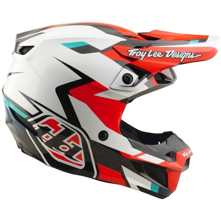 Crosshjälm SE5 Polycarbonate MIPS Röd Vit TROY LEE DESIGNS s – bild 6