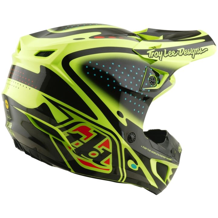 Crosshjälm SE5 Polycarbonate MIPS The Line Neongul TROY LEE DESIGNS s – bild 5