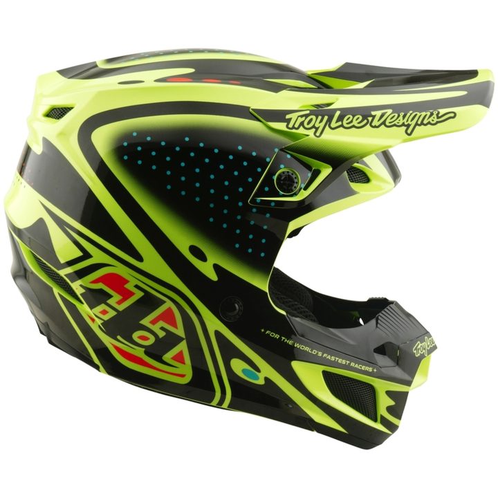 Crosshjälm SE5 Polycarbonate MIPS The Line Neongul TROY LEE DESIGNS s – bild 6