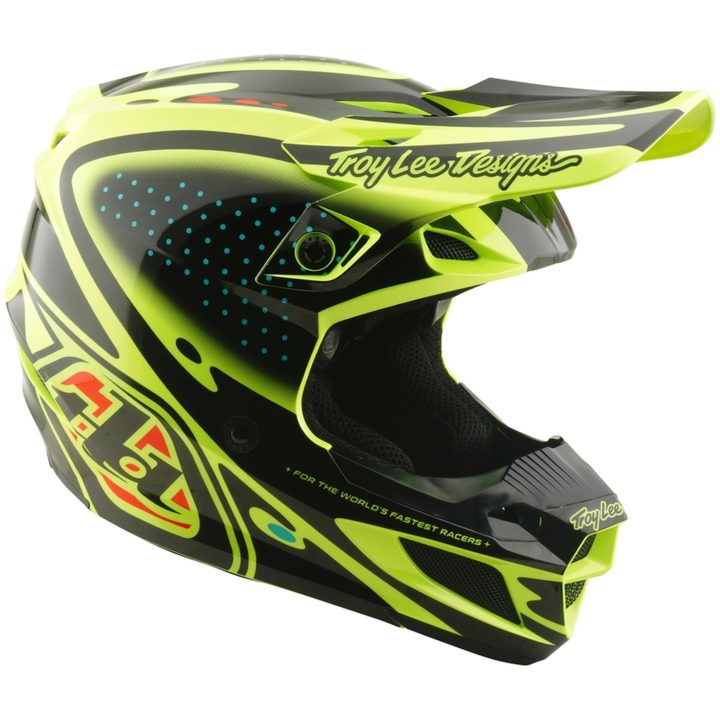 Crosshjälm SE5 Polycarbonate MIPS The Line Neongul TROY LEE DESIGNS s – bild 7