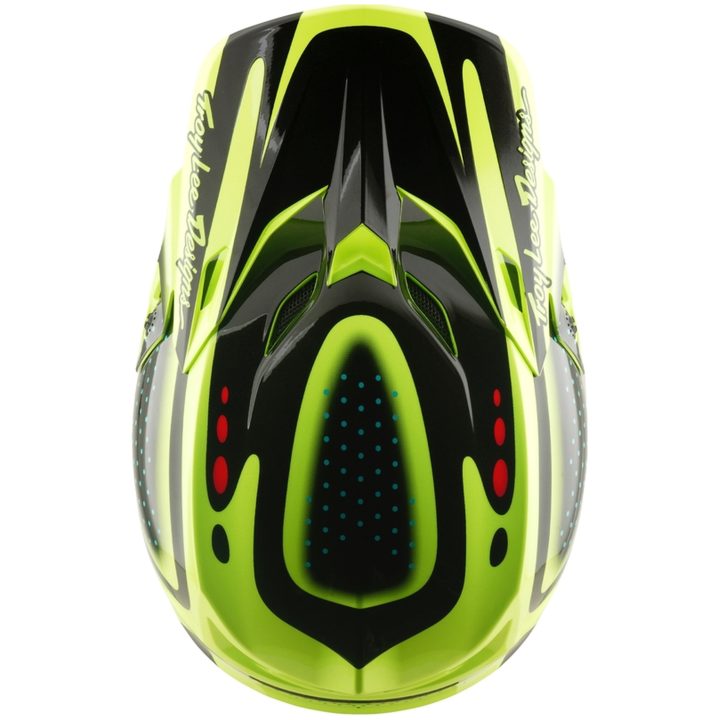 Crosshjälm SE5 Polycarbonate MIPS The Line Neongul TROY LEE DESIGNS s – bild 8