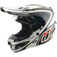 Crosshjälm SE5 Polycarbonate MIPS The Line Svart Vit TROY LEE DESIGNS