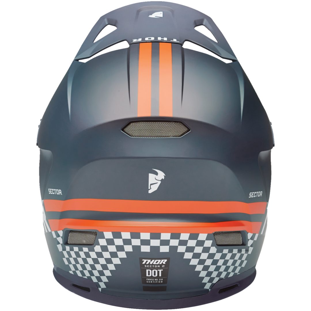 Crosshjälm Sector 2 Combat Marin/Orange THOR Large – bild 4