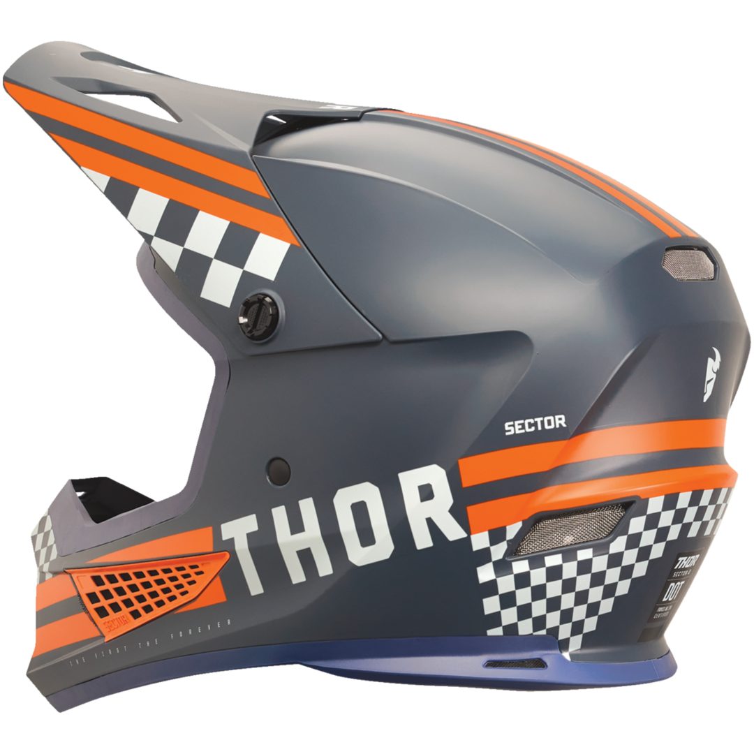 Crosshjälm Sector 2 Combat Marin/Orange THOR Large – bild 3