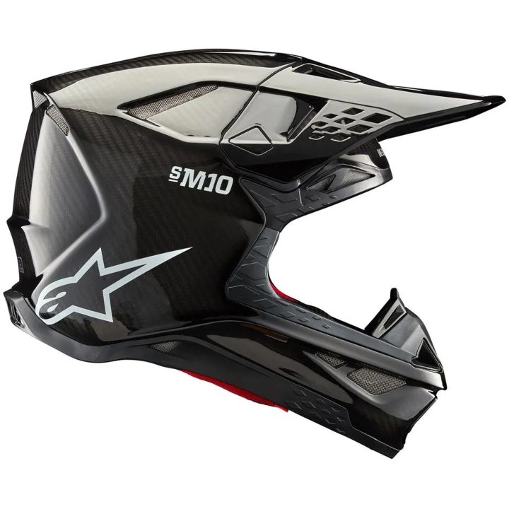 Crosshjälm Sm10 Solid Kolfiber ALPINESTARS XS – bild 6
