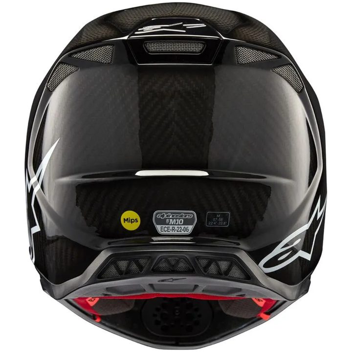 Crosshjälm Sm10 Solid Kolfiber ALPINESTARS XS – bild 2
