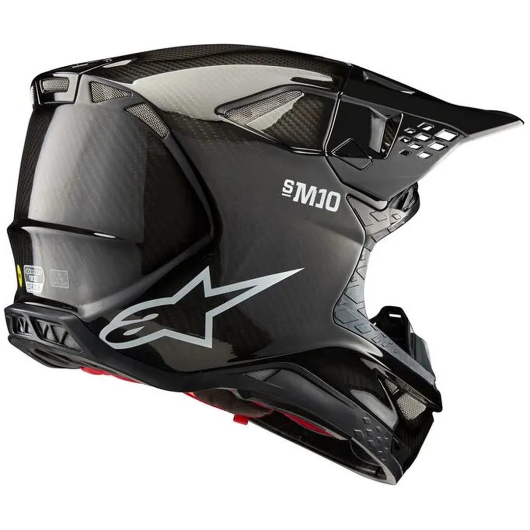 Crosshjälm Sm10 Solid Kolfiber ALPINESTARS XS – bild 7
