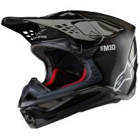 Crosshjälm Sm10 Solid Kolfiber ALPINESTARS