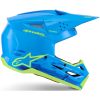 Crosshjälm SM3 Blå Cyan ALPINESTARS XS – miniatyr 4