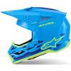 Crosshjälm SM3 Blå Cyan ALPINESTARS XS – miniatyr 5