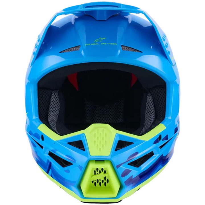 Crosshjälm SM3 Blå Cyan ALPINESTARS XS – bild 6