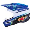 Crosshjälm SM3 Falcon Svart Blå Rosa Vit ALPINESTARS(MX) XS – miniatyr 7